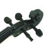 Kinglos 4/4 Black Grid Colored Solid Wood Advanced Electric / Silent Violin Kit with Ebony Fittings Full Size (DSG1311)