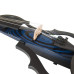 Kinglos 4/4 Blue Ripple Colored Solid Wood Advanced 3-Band-EQ Electric / Silent Violin Kit with Ebony Fittings Full Size (SDDS-N009)