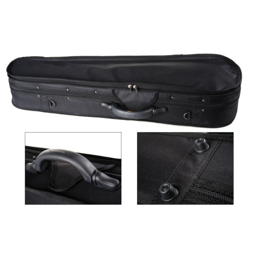 4/4 Full Size Basic Professional Triangular Shape Super Light Suspension Violin Hard Case